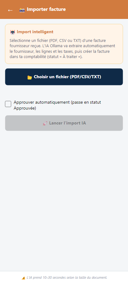 Import intelligent par IA
